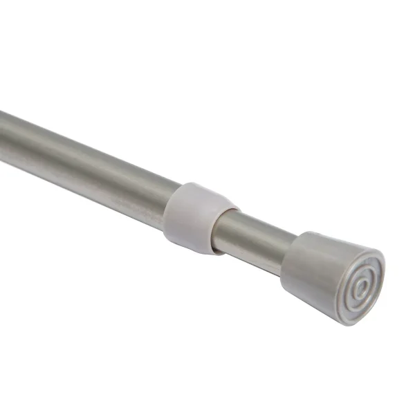 28"-48" Round Spring Tension Curtain Rod