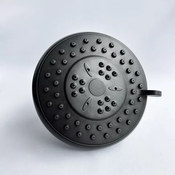 Fixed Shower Head High-Pressure Rain Shower Head with Spray Modes, Adjustable Swivel Ball Joint for Bathroom, Silver+Gray