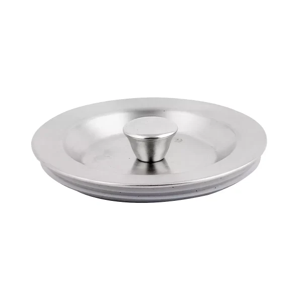Unique Bargains Kitchen Metal Round Water Drain Stopper Silver Tone 1 Pc